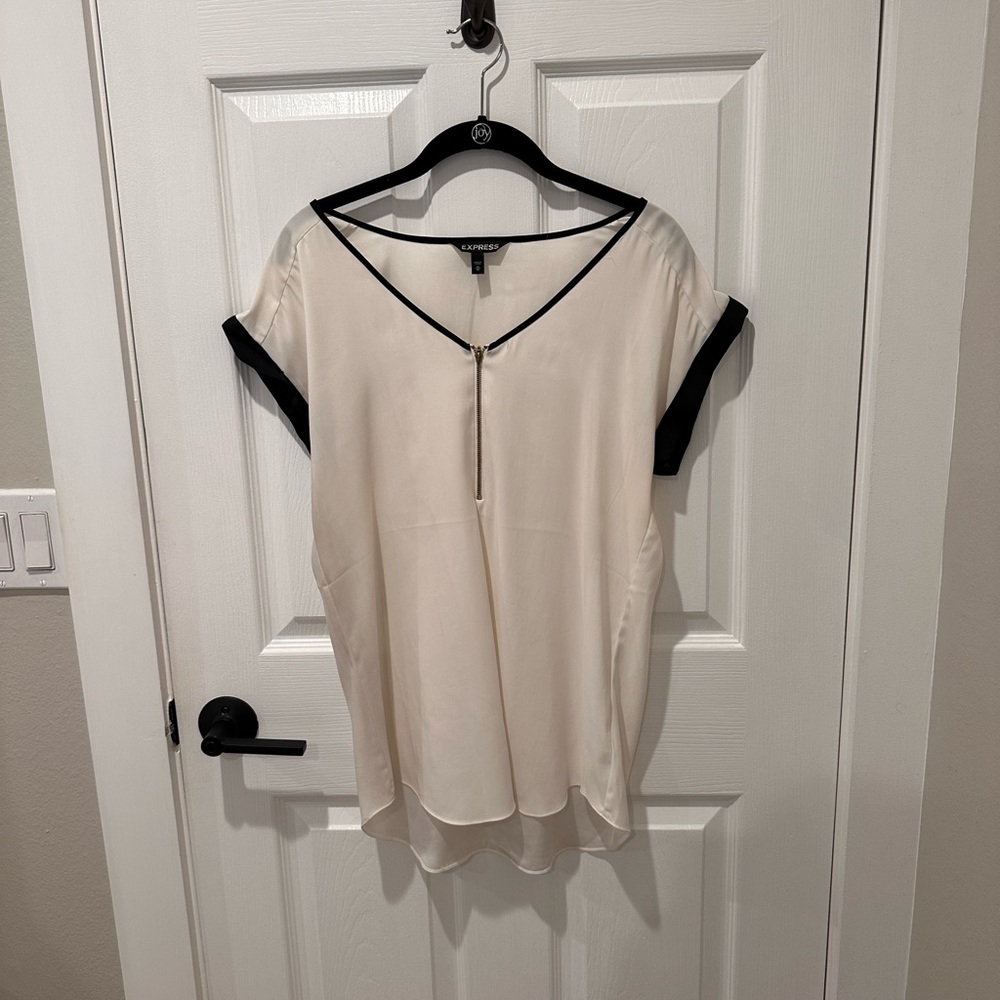 Express Gramercy Zip Front Tee